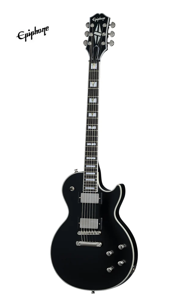 Epiphone Les Paul Prophecy Electric Guitar - Aged Jet Black Metallic - Image 2