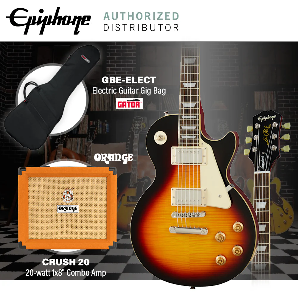 Epiphone Les Paul Standard 50s Electric Guitar - Vintage Sunburst - Image 3