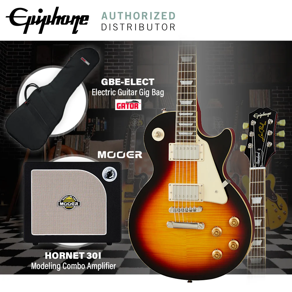 Epiphone Les Paul Standard 50s Electric Guitar - Vintage Sunburst - Image 5