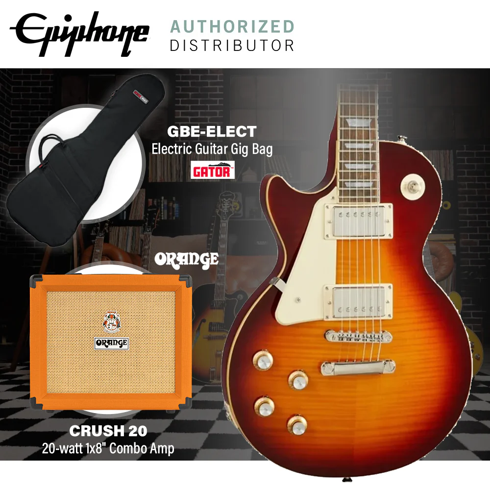 Epiphone Les Paul Standard 60s Left-Handed Electric Guitar - Iced Tea - Image 3