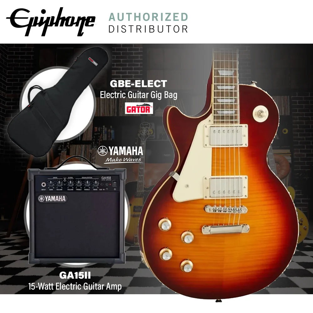 Epiphone Les Paul Standard 60s Left-Handed Electric Guitar - Iced Tea - Image 4