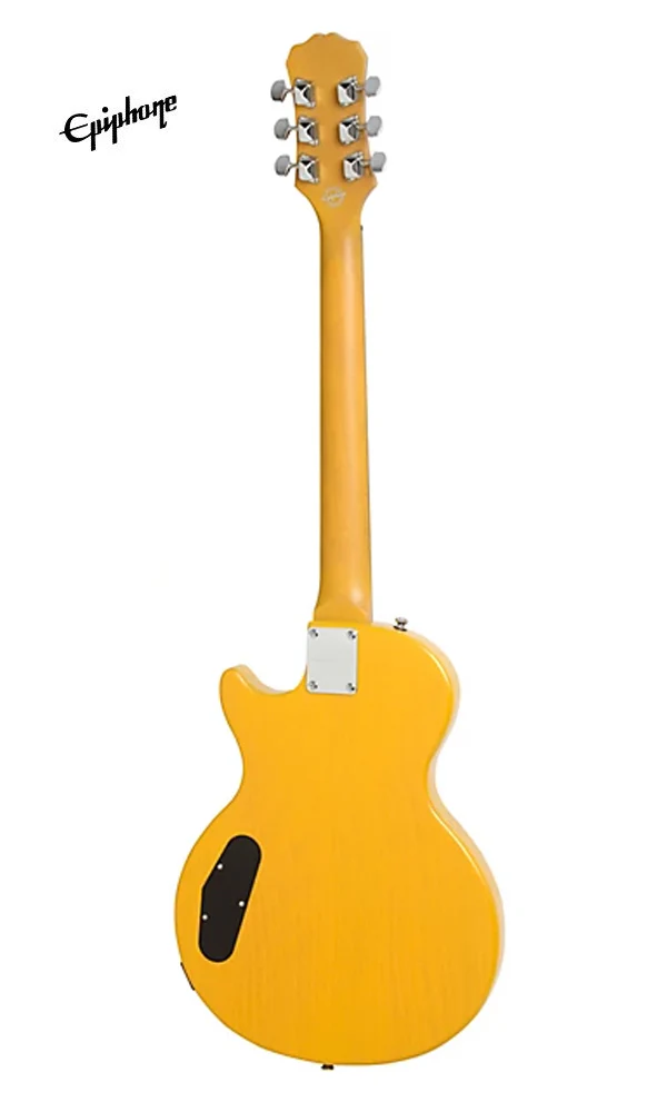 Epiphone Ltd Ed Les Paul Special-I P90 Best Beginner Electric Guitar - Worn Yellow - Image 3