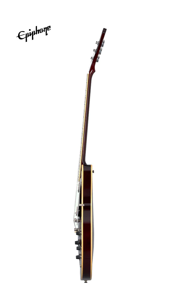 Epiphone Noel Gallagher Riviera Semi-Hollowbody Electric Guitar, Case Included - Dark Red Wine - Image 4