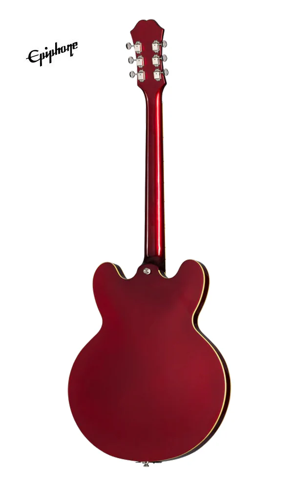 Epiphone Riviera Semi-Hollowbody Electric Guitar - Sparkling Burgundy - Image 3