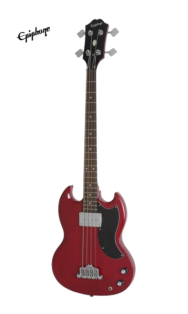 Epiphone SG E1 Bass Guitar - Cherry - Image 2