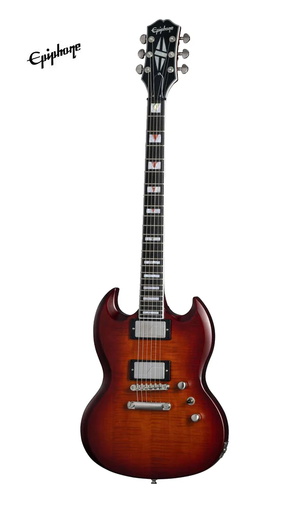 Epiphone SG Prophecy Electric Guitar - Aged Bengal Tiger Burst - Image 2