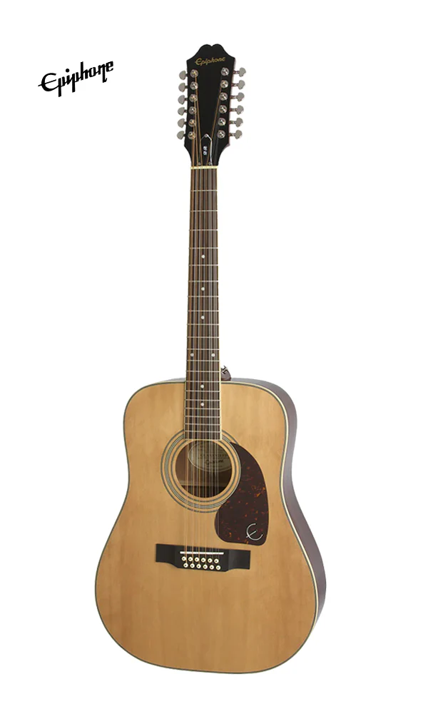 Epiphone Songmaker DR-212 12-String Acoustic Guitar - Natural (DR212) - Image 2