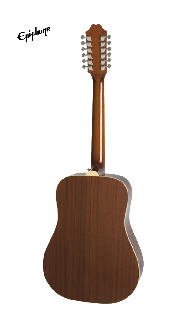 Epiphone Songmaker DR-212 12-String Acoustic Guitar - Natural (DR212) - Image 3