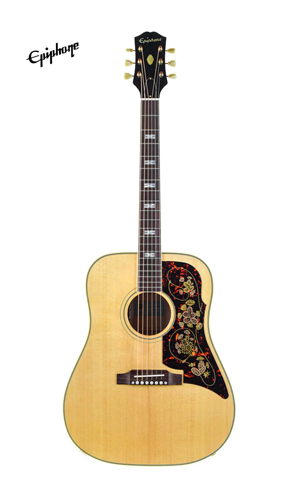 Epiphone USA Frontier Acoustic-Electric Guitar, Case Included - Antique Natural [Made in USA] - Image 2