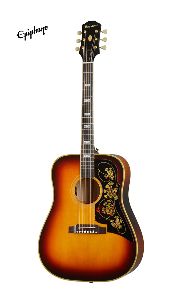 Epiphone USA Frontier Acoustic-Electric Guitar, Case Included - Frontier Burst [Made in USA] - Image 2