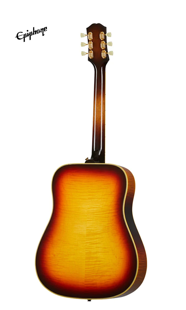 Epiphone USA Frontier Acoustic-Electric Guitar, Case Included - Frontier Burst [Made in USA] - Image 3