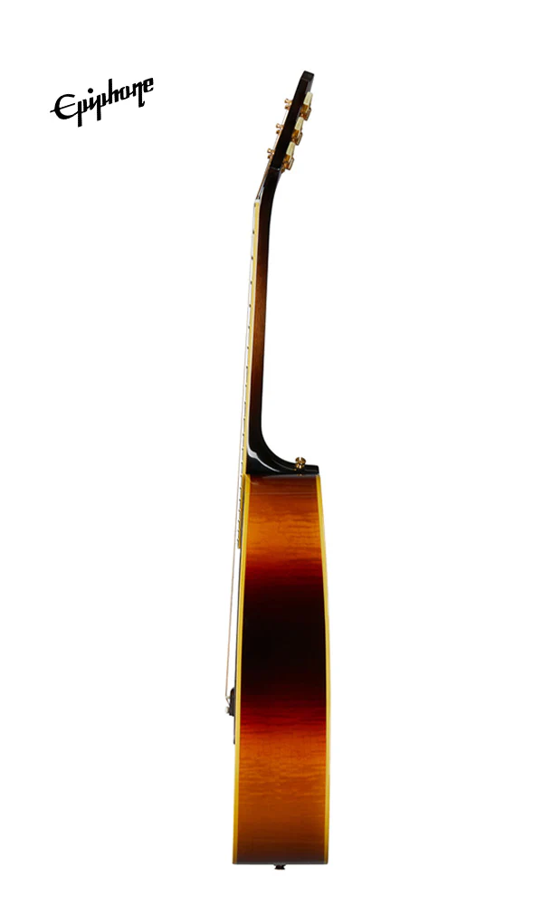 Epiphone USA Frontier Acoustic-Electric Guitar, Case Included - Frontier Burst [Made in USA] - Image 4
