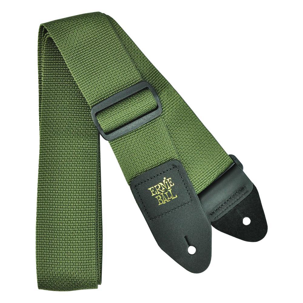 Ernie Ball 2" Polypro Guitar Strap - Olive - Image 2