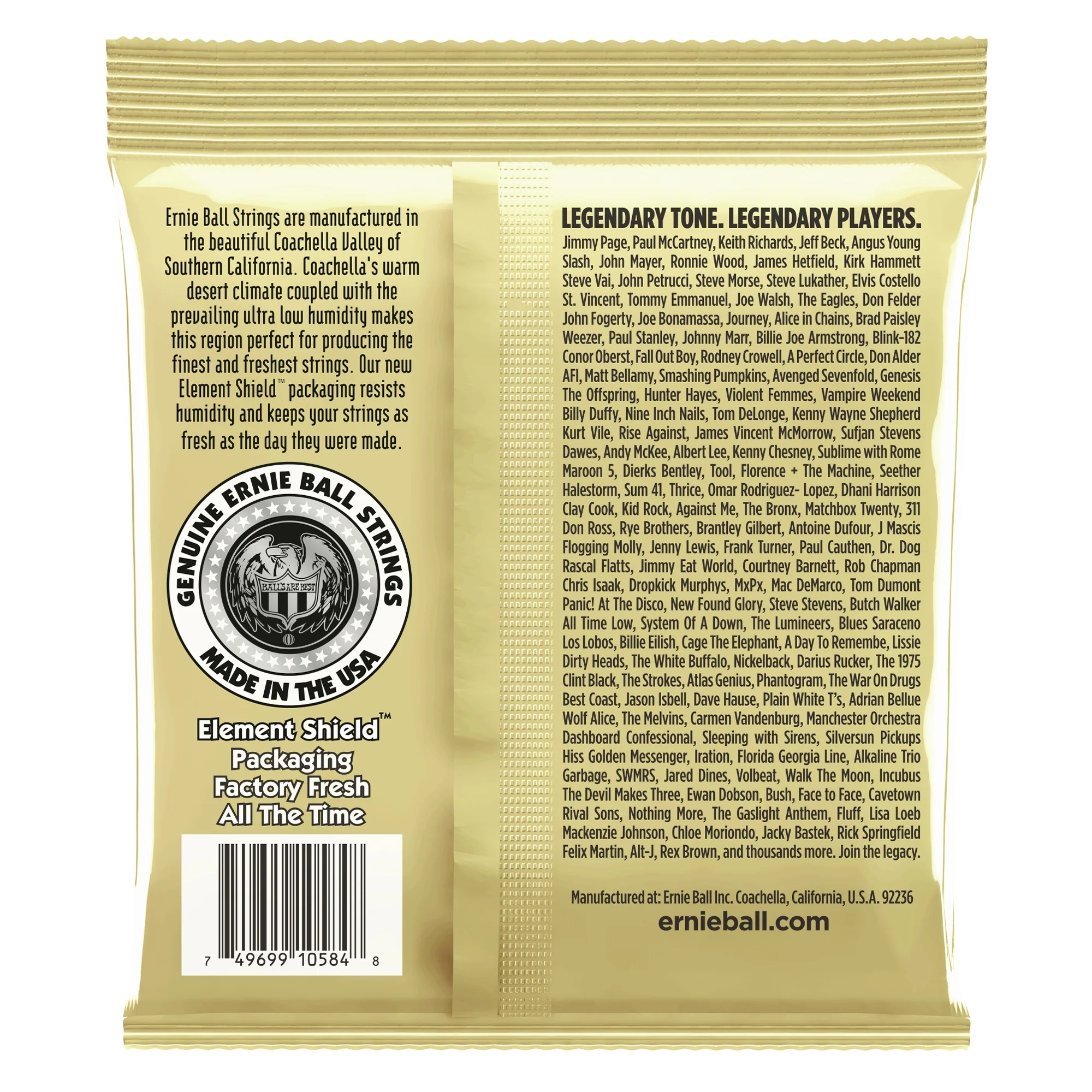 Ernie Ball 2005 Custom Light Earthwood Acoustic 80/20 Bronze Acoustic Strings - Image 2