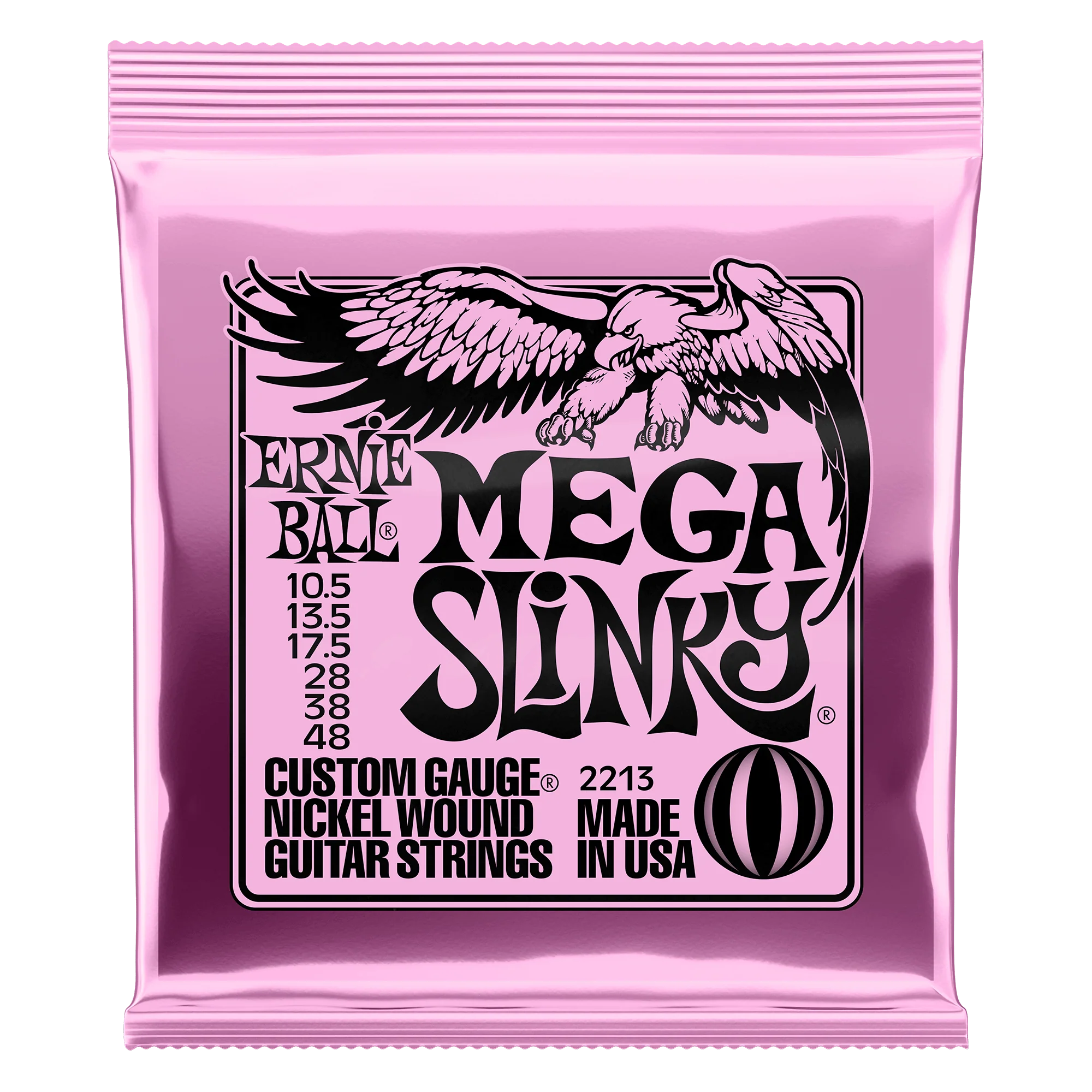 Ernie Ball 2213 Mega Slinky Nickel Wound Electric Guitar Strings