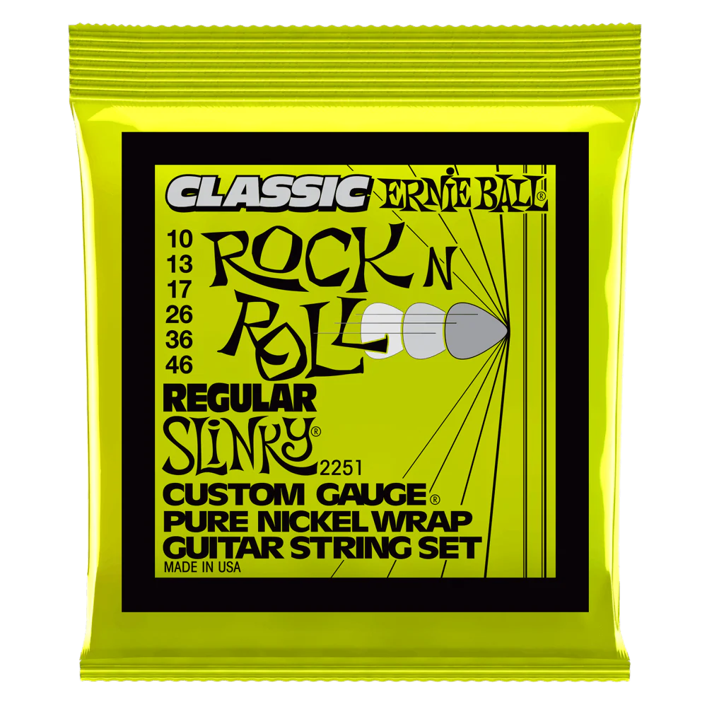Ernie Ball 2251 Regular Slinky Classic Rock N Roll Electric Guitar Strings (10-46) - Image 2