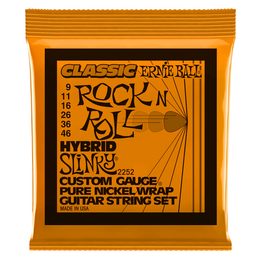 Ernie Ball 2252 Hybrid Slinky Classic Rock N Roll Electric Guitar Strings (9-46) - Image 2