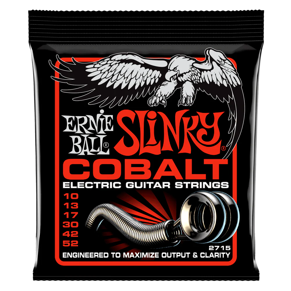 Ernie Ball 2715 Skinny Top/Heavy Bottom Slinky Cobalt Electric Guitar Strings (10-52) - Image 2