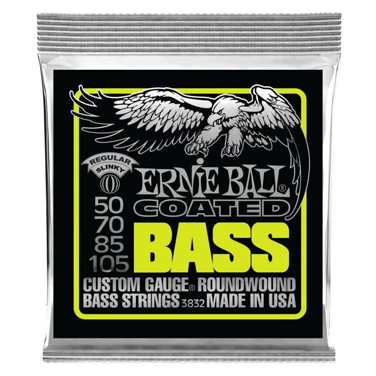 Ernie Ball 3832 Regular Slinky Coated Electric Bass Strings (50-105) - Image 2
