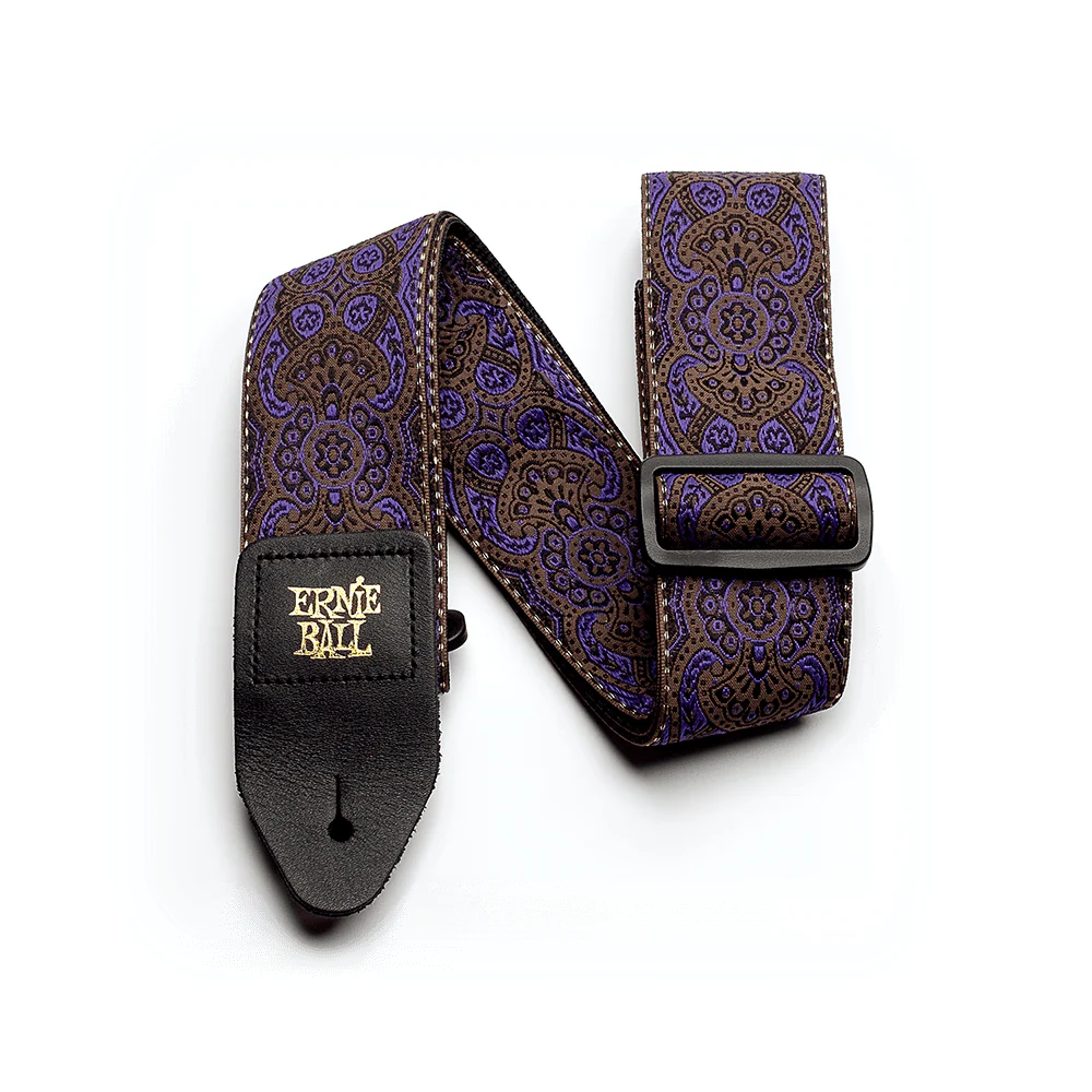 Ernie Ball 4164 Jacquard Guitar Strap - Purple Paisley