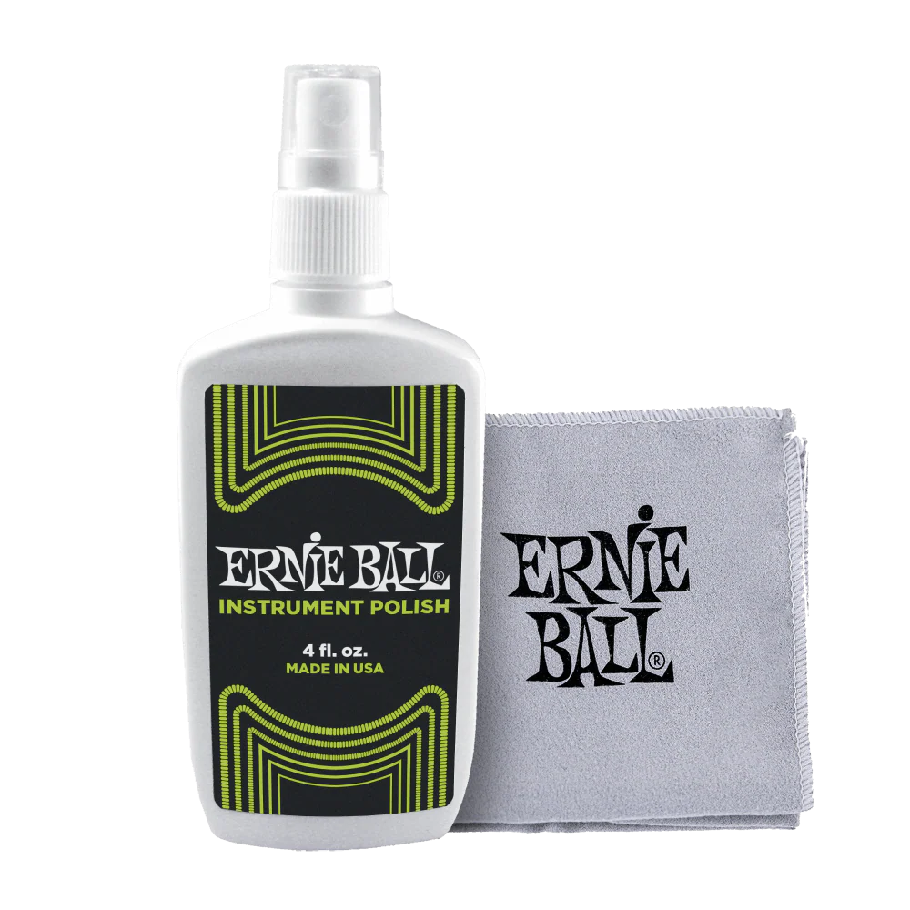 Ernie Ball 4222 Green Guitar Polish With Cloth