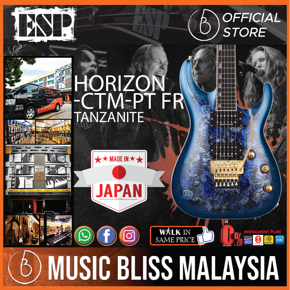 ESP Original HORIZON-CTM-PT FR - Tanzanite (Blue Pearl Black) [MIJ - Made in Japan]