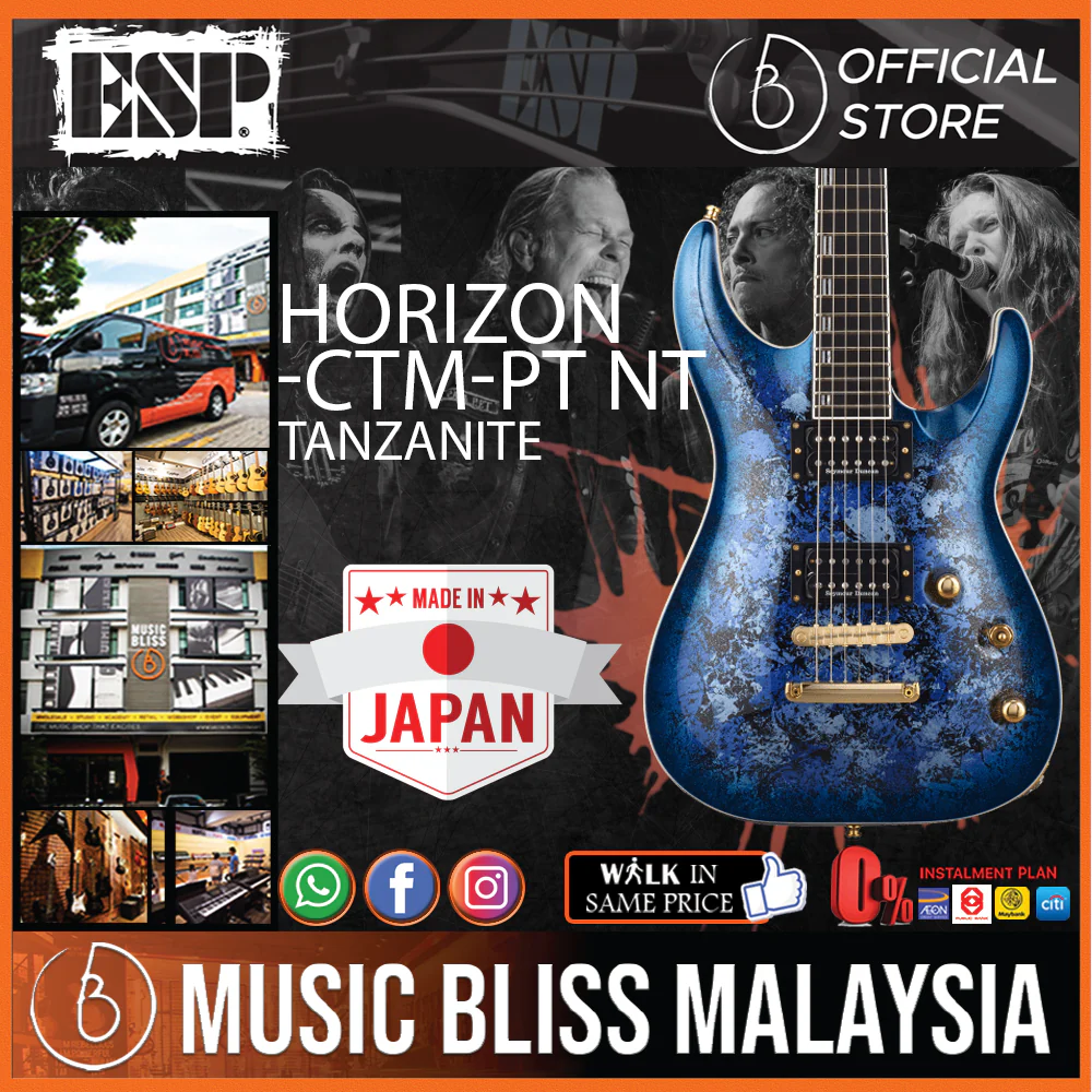 ESP Original HORIZON-CTM-PT NT - Tanzanite (Blue Pearl Black) [MIJ - Made in Japan]