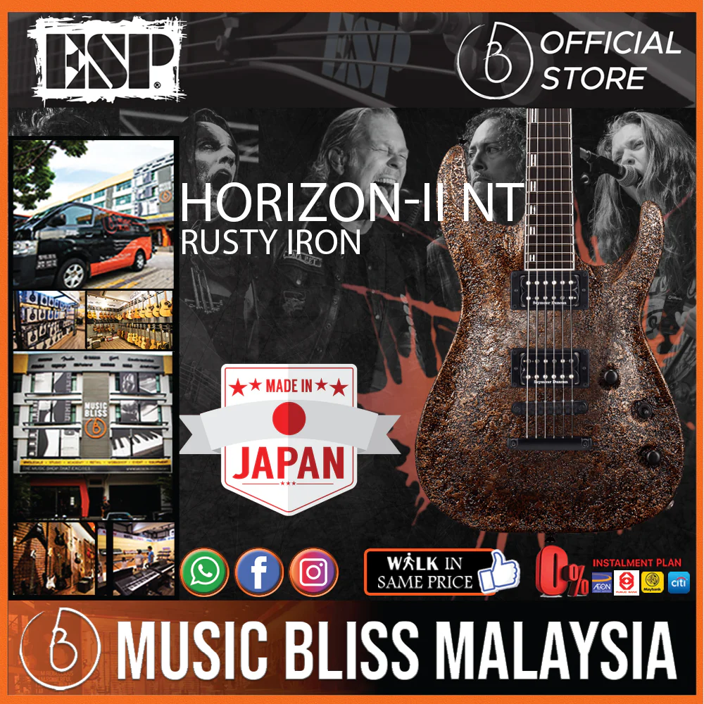 ESP Original HORIZON-II NT - Rusty Iron [MIJ - Made in Japan]