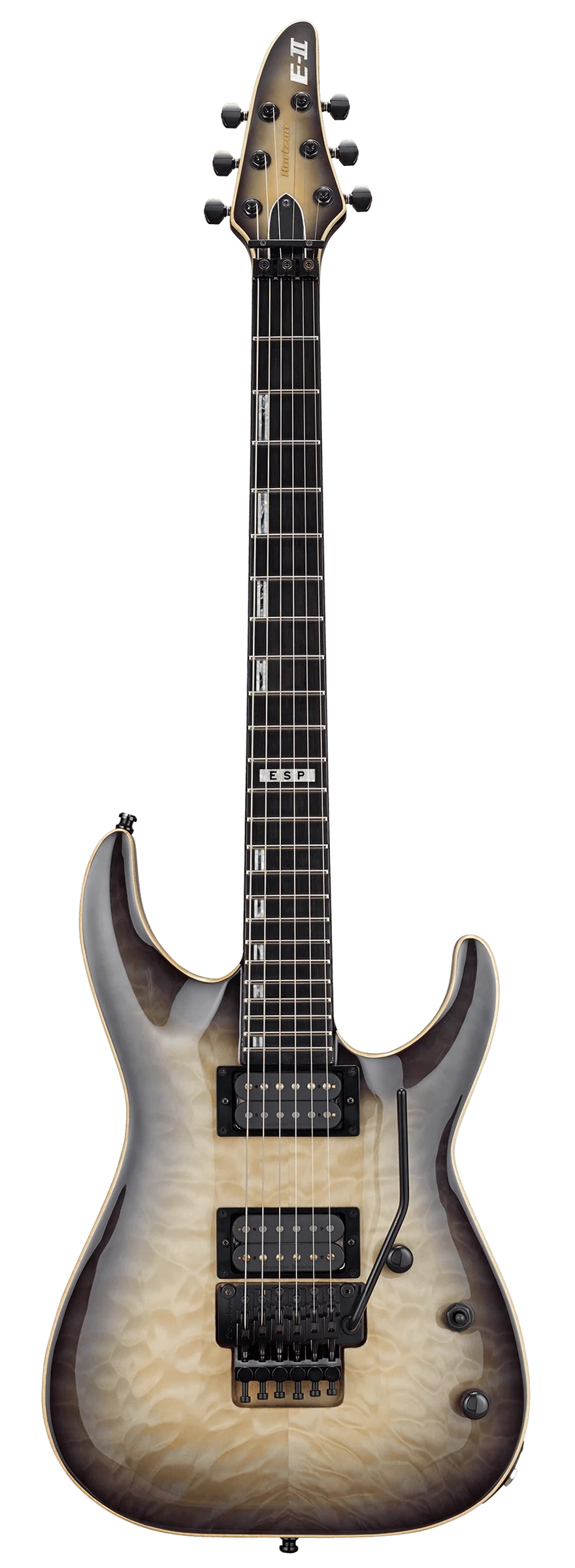 ESP Japan E-II Horizon FR QM - Black Natural Burst [MIJ] - Image 3