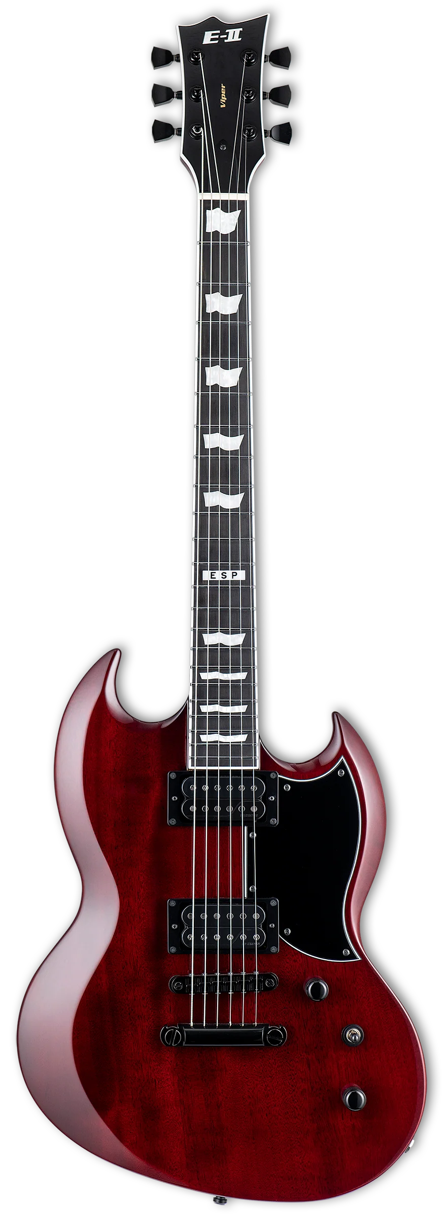 ESP Japan E-II Viper Electric Guitar - See-thru Black Cherry [MIJ] - Image 2