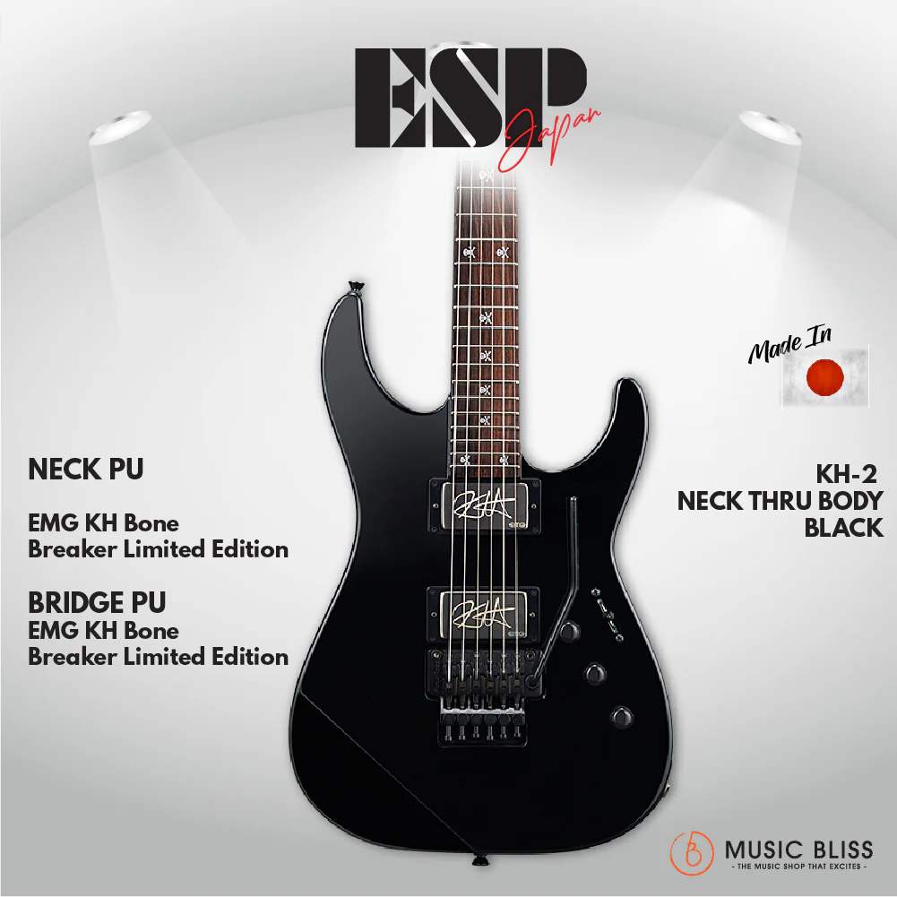 ESP Original KIRK HAMMETT Signature KH-2 - Neck-Thru [MIJ - Made in Japan]