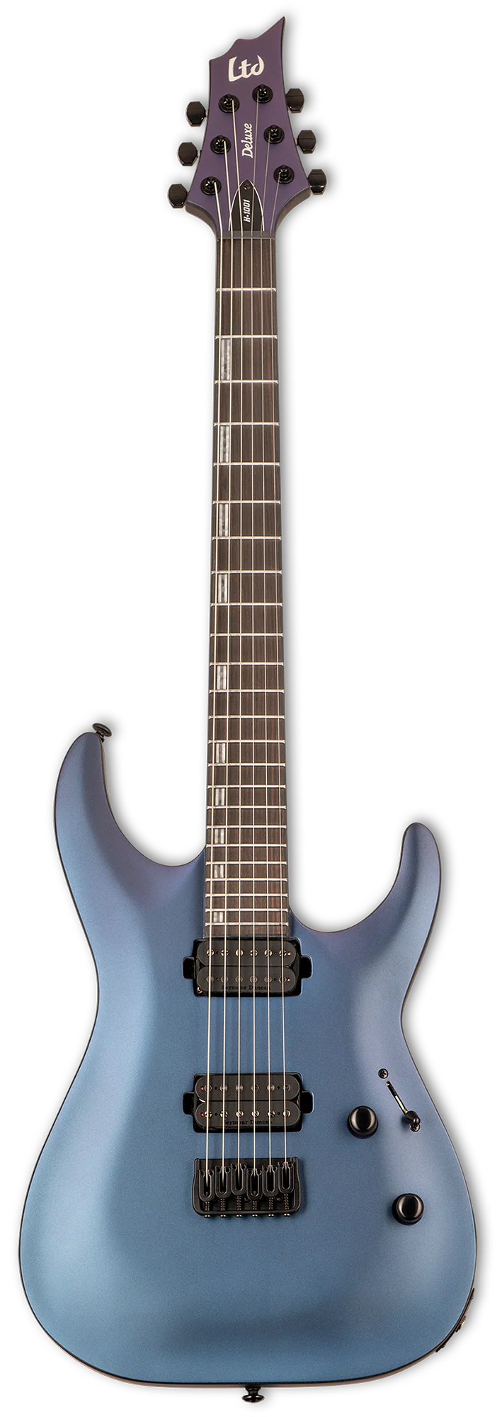 ESP LTD Deluxe H-1001 Electric Guitar - Violet Andromeda Satin - Image 2