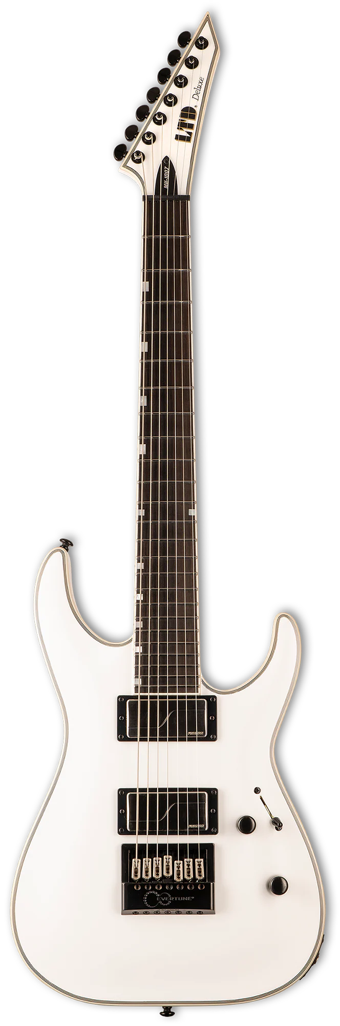 ESP LTD Deluxe MH-1007 EverTune Electric Guitar - Snow White - Image 2