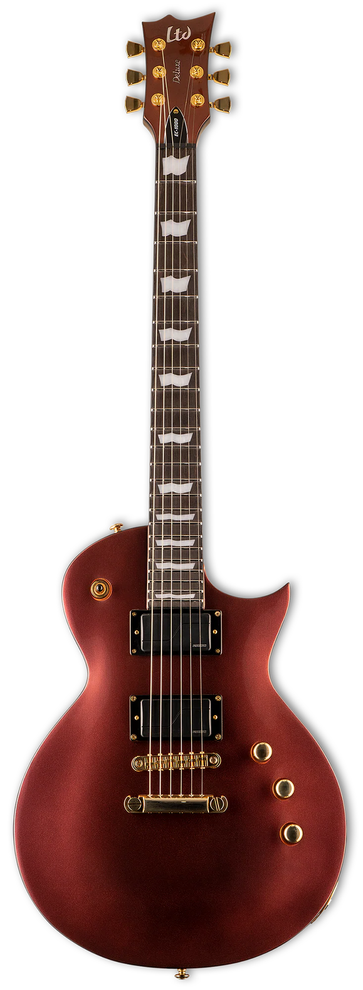 ESP LTD EC-1000 Electric Guitar - Gold Andromeda - Image 2