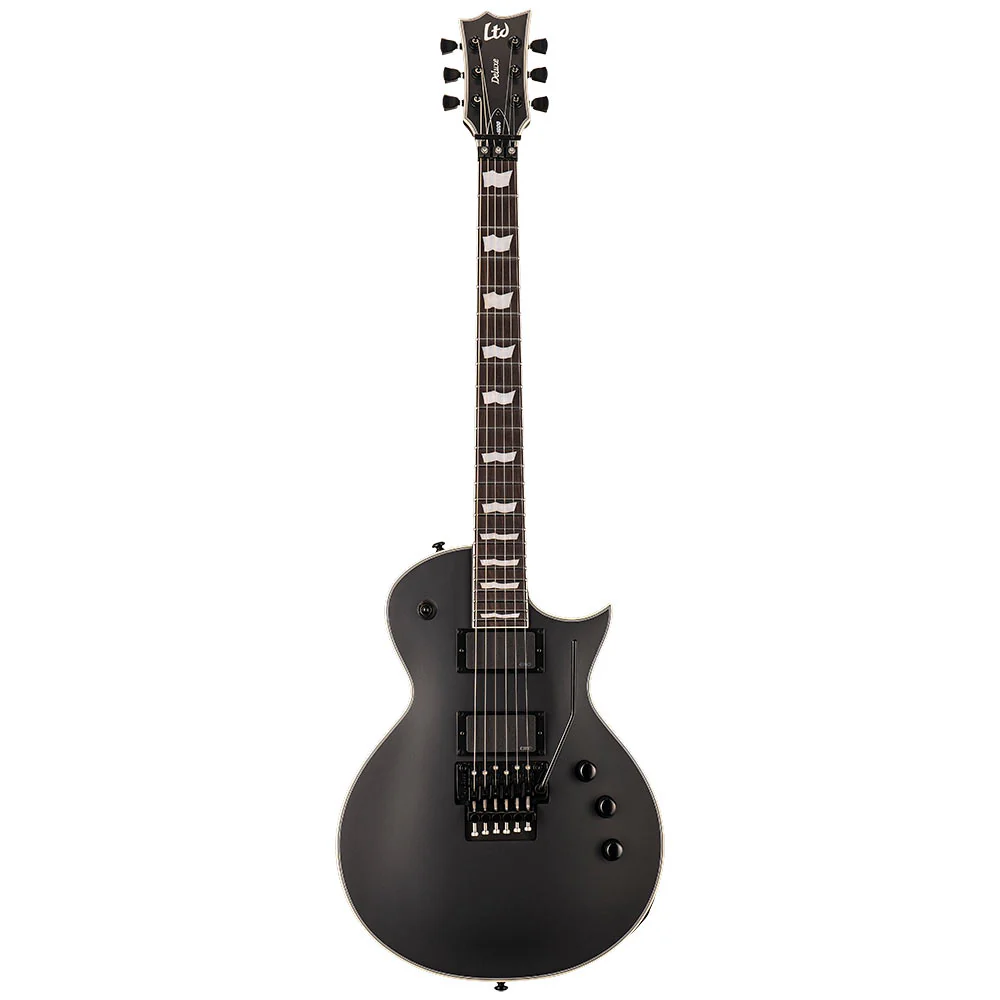 ESP LTD EC-1000FR Electric Guitar - Black Satin - Image 2