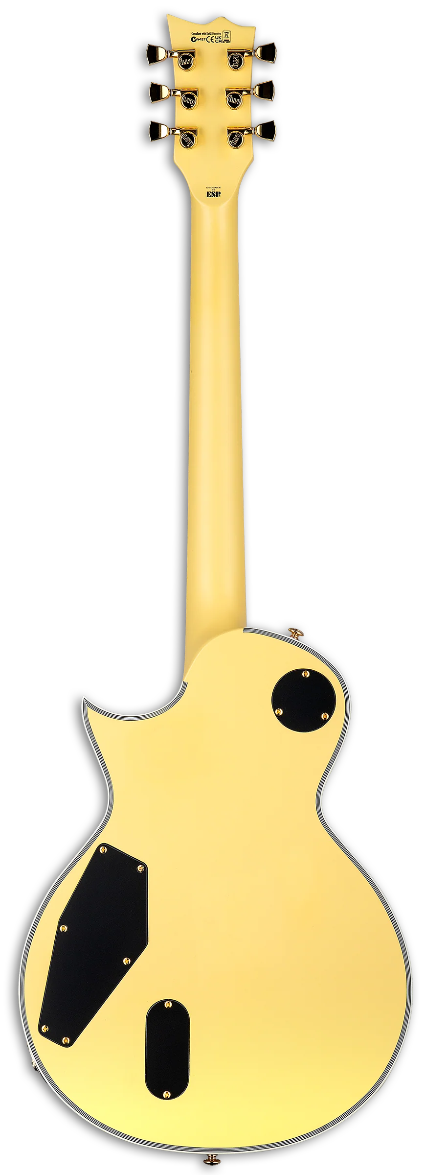 ESP LTD EC-1000T CTM Electric Guitar - Vintage Gold Satin - Image 3