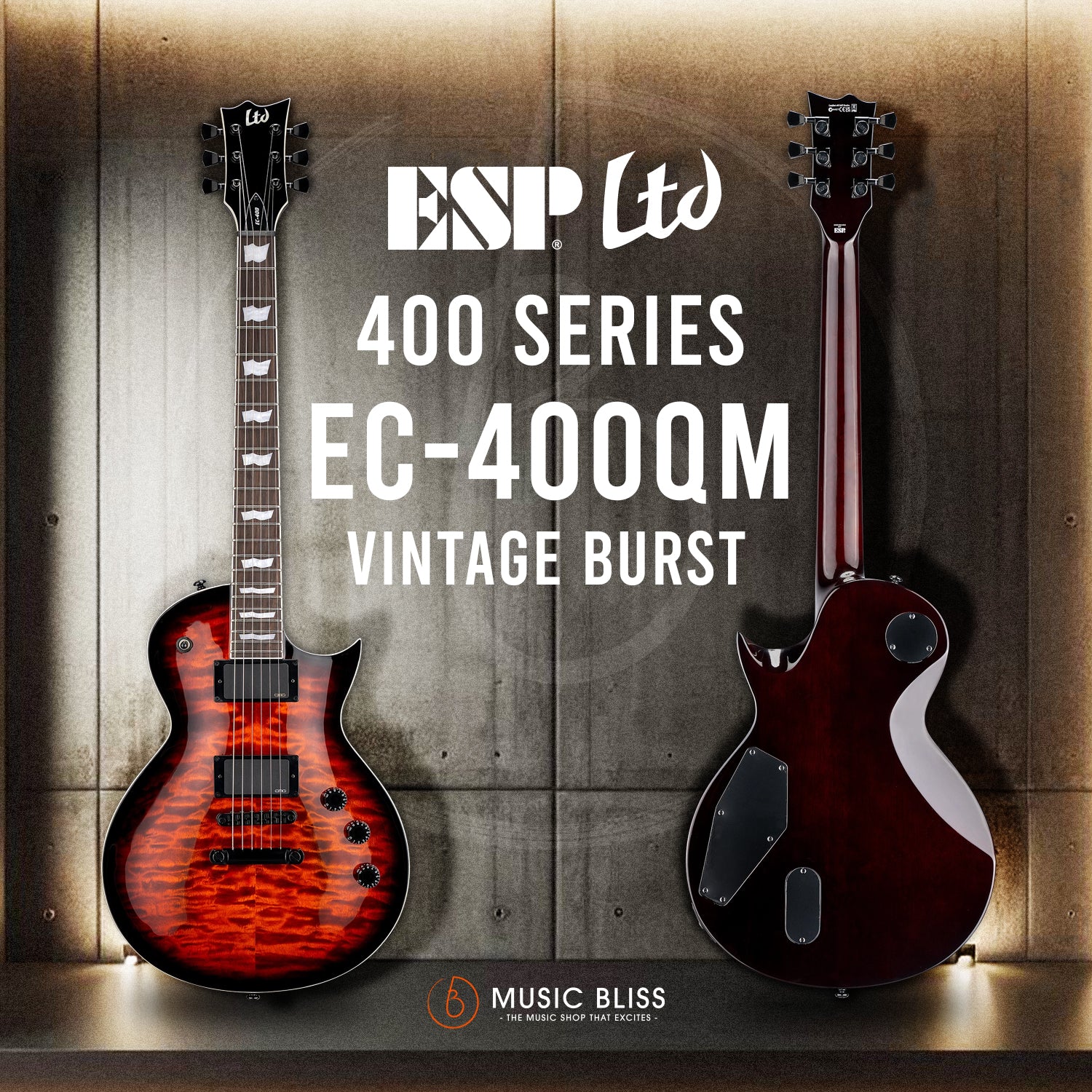 ESP LTD EC-400 Electric Guitar - Vintage Burst