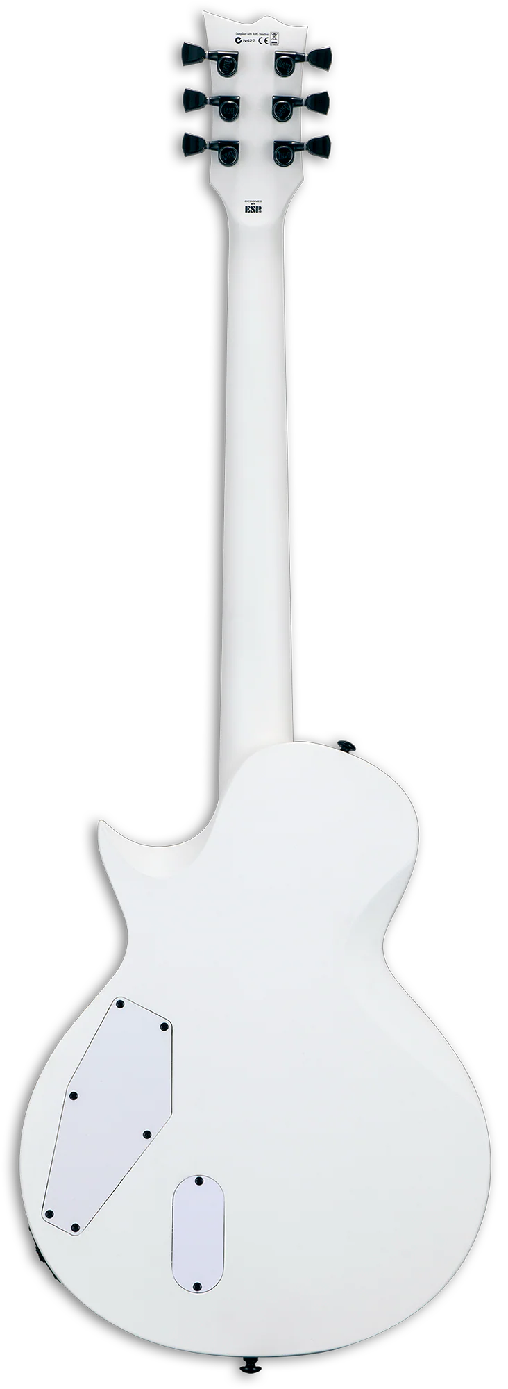 ESP LTD EC Arctic Metal Electric Guitar - Snow White Satin - Image 3