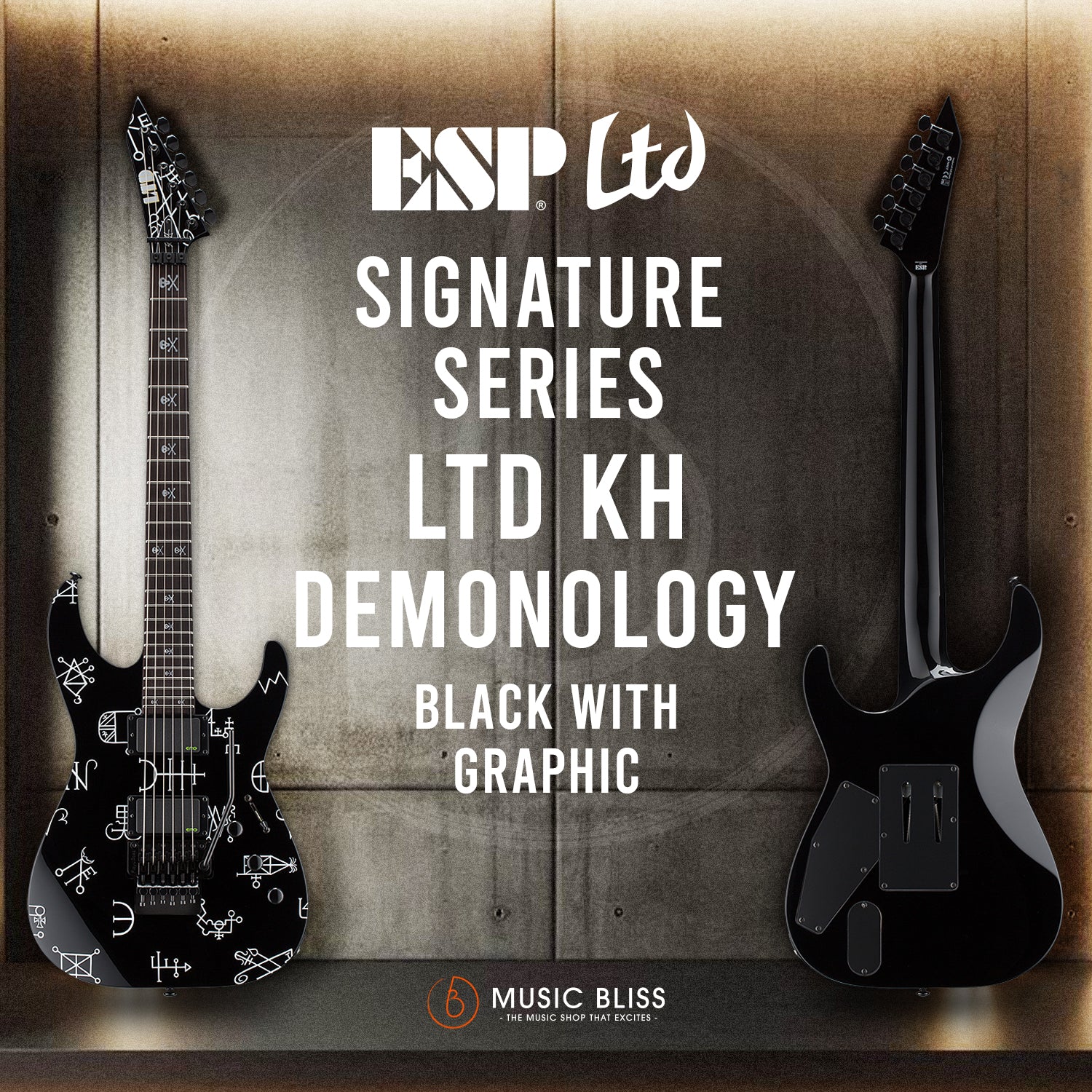 ESP LTD Kirk Hammett Signature Demonology - Black