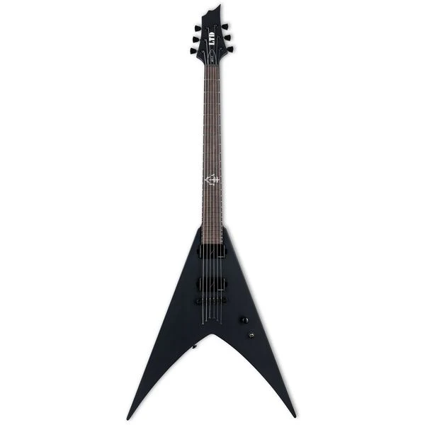 ESP LTD Nergal HEX-6 Signature Electric Guitar - Black Satin - Image 2