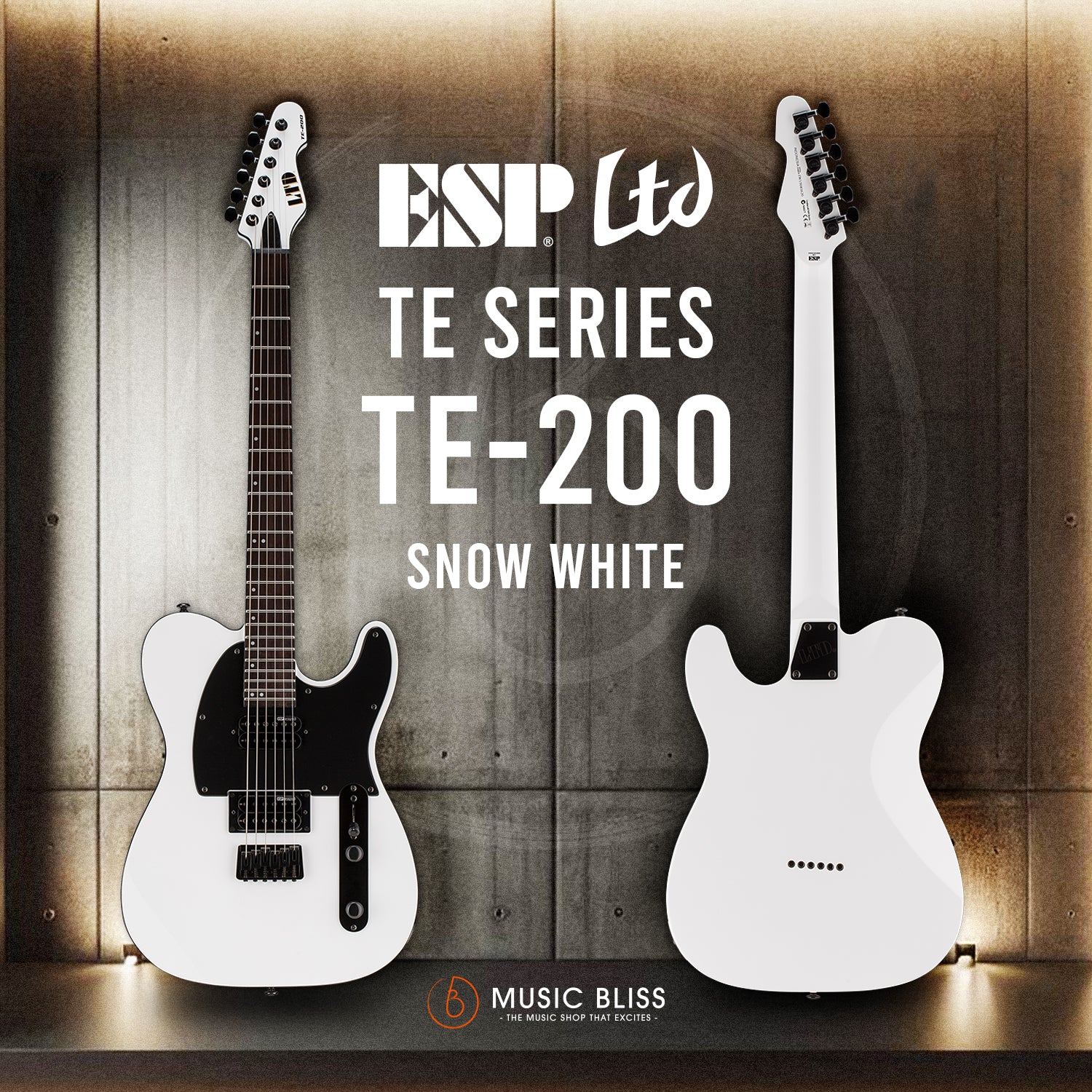 ESP LTD TE-200 Electric Guitar - Snow White