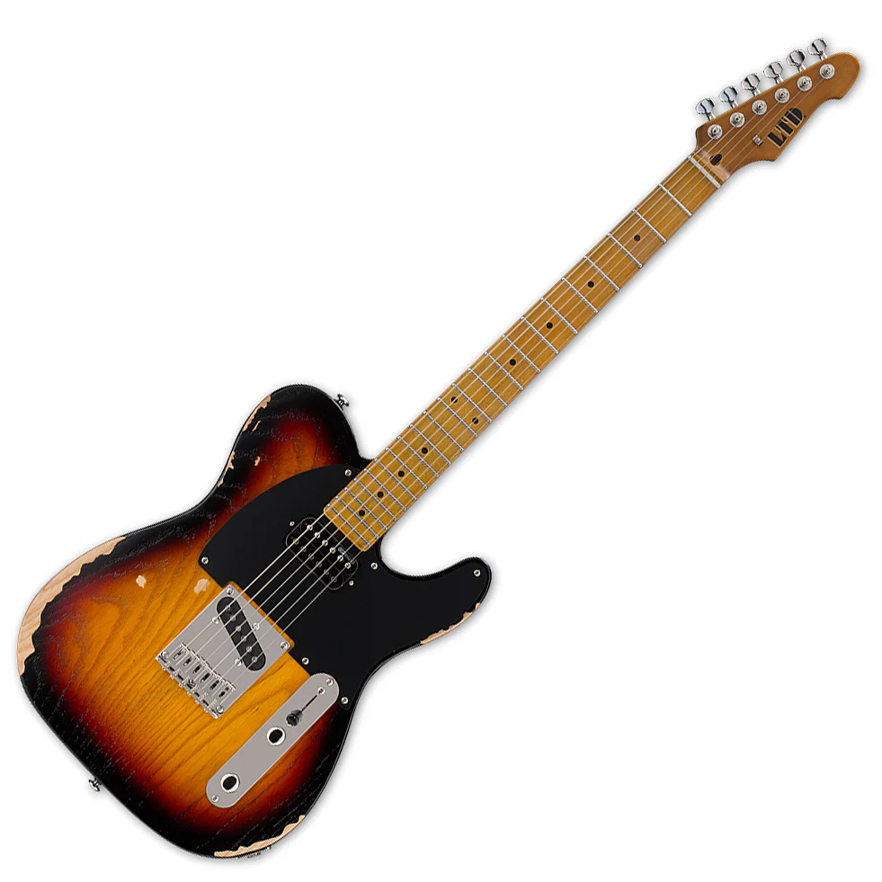 ESP LTD TE-254 D3TB - Distressed 3-Tone Burst - Image 2