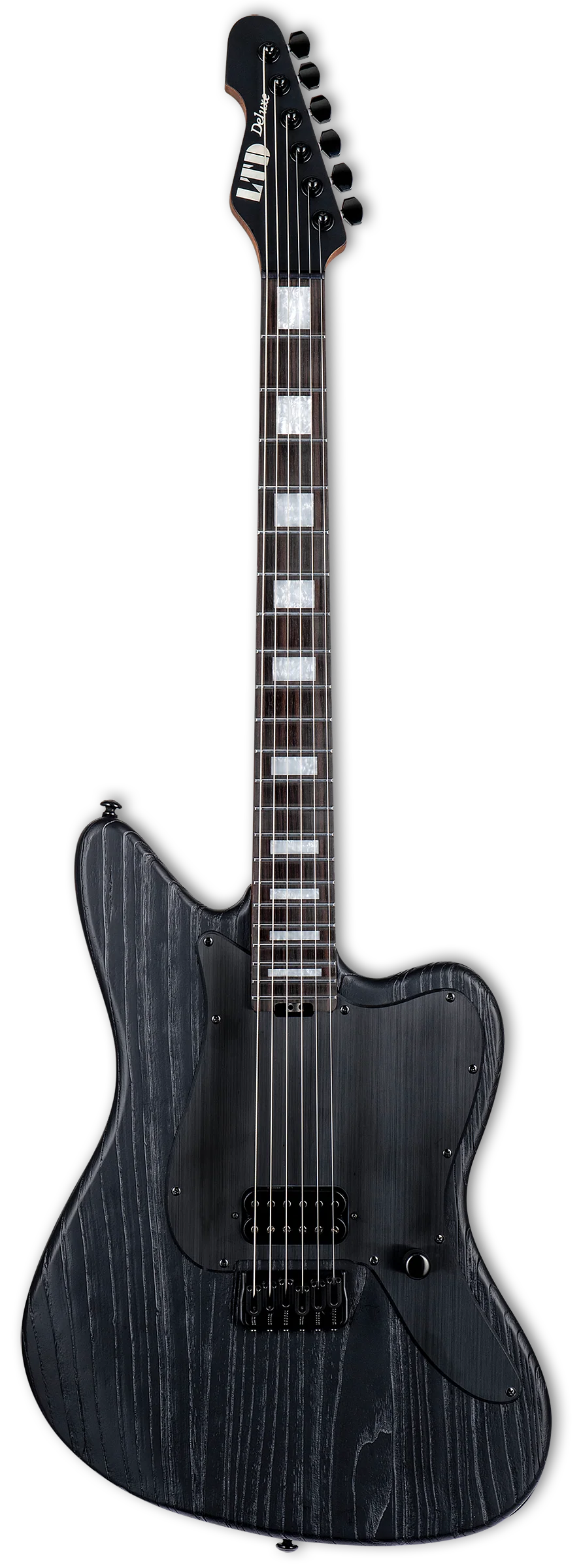ESP LTD XJ-1 HT Electric Guitar - Black Blast - Image 2