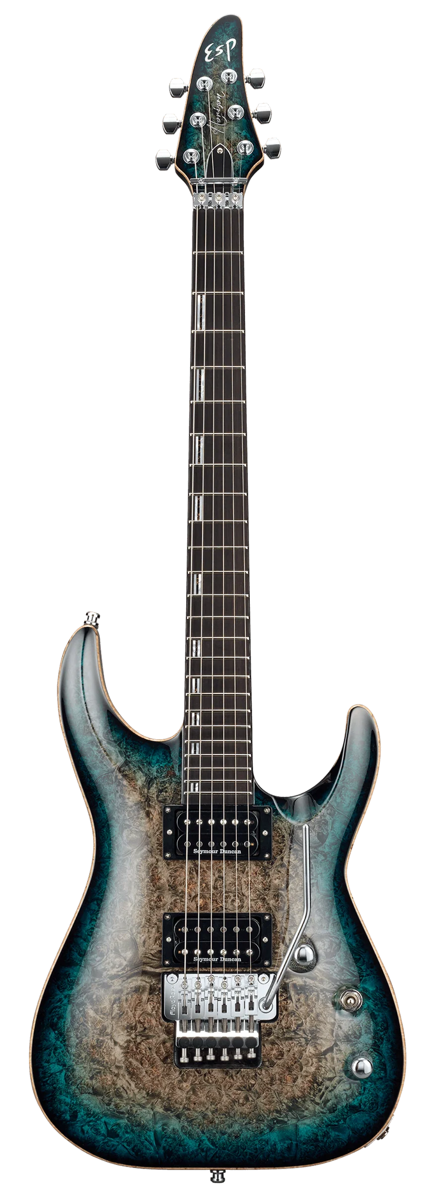 ESP Original HORIZON-CTM FR/Burl Maple - Reptile Blue Burst [MIJ - Made in Japan] - Image 2