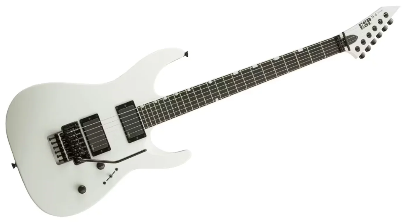ESP Original M-II CTM FR Ebony FB - Snow White [MIJ - Made in Japan] - Image 2