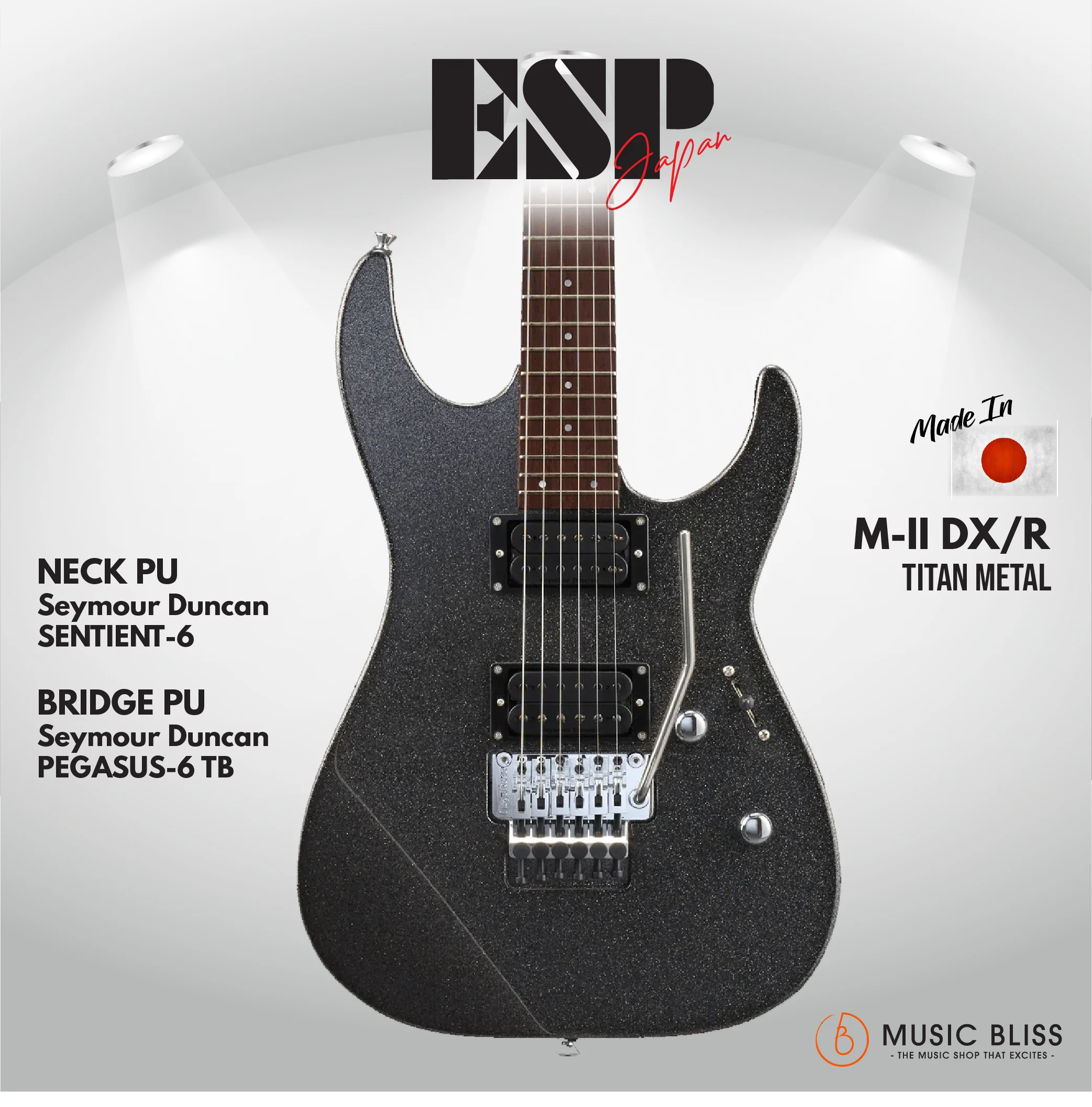 ESP Original M-II DX/R - Titan Metal [MIJ - Made in Japan]