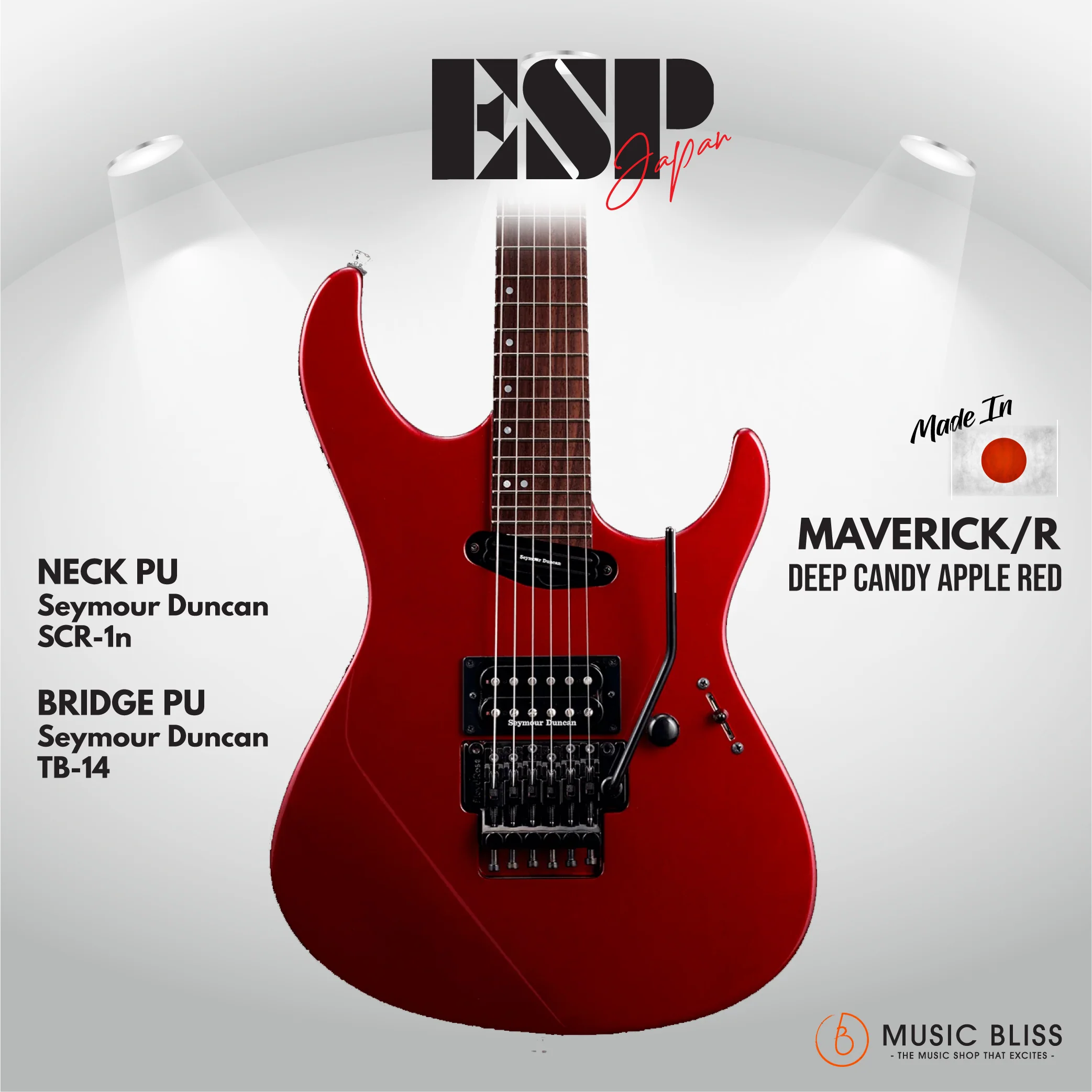 ESP Original MAVERICK/R - Deep Candy Apple Red [MIJ - Made in Japan]