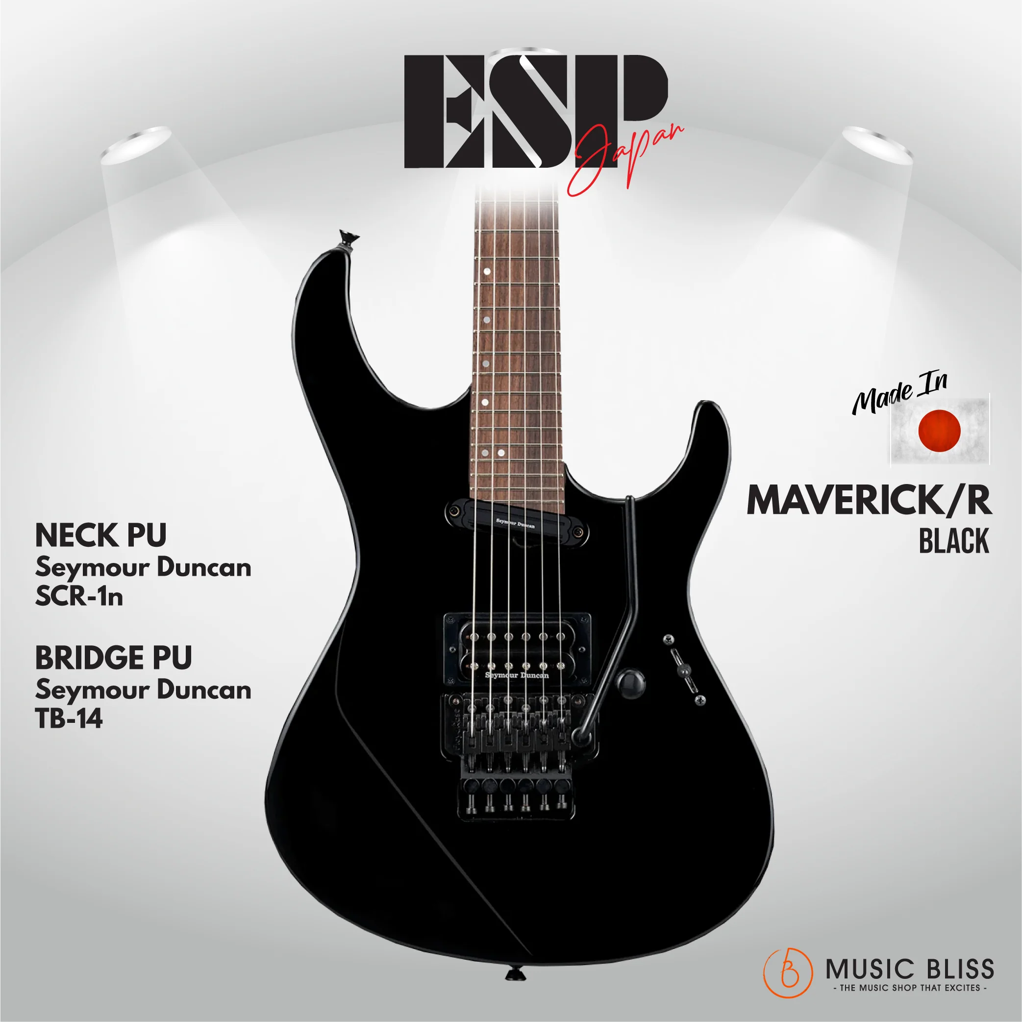 ESP Original MAVERICK/R - Black [MIJ - Made in Japan]