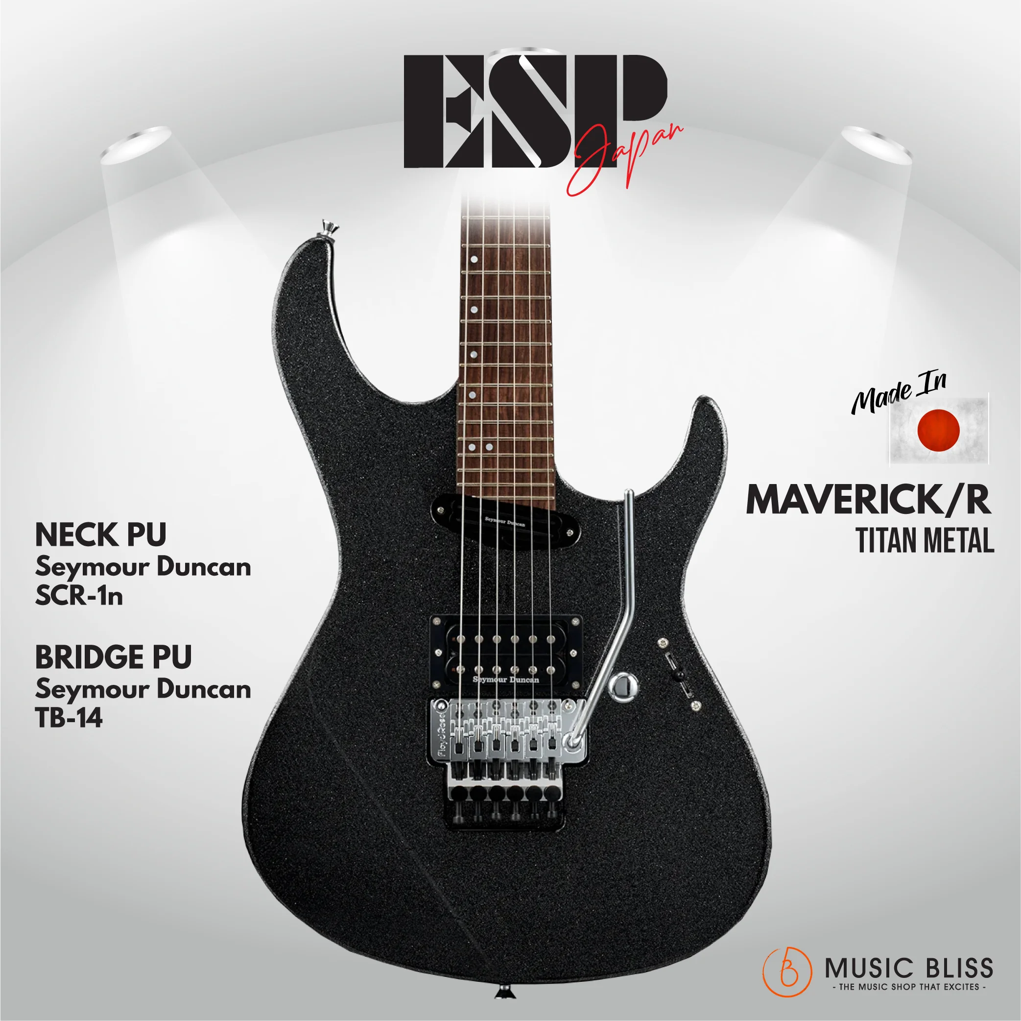 ESP Original MAVERICK/R - Titan Metal [MIJ - Made in Japan]
