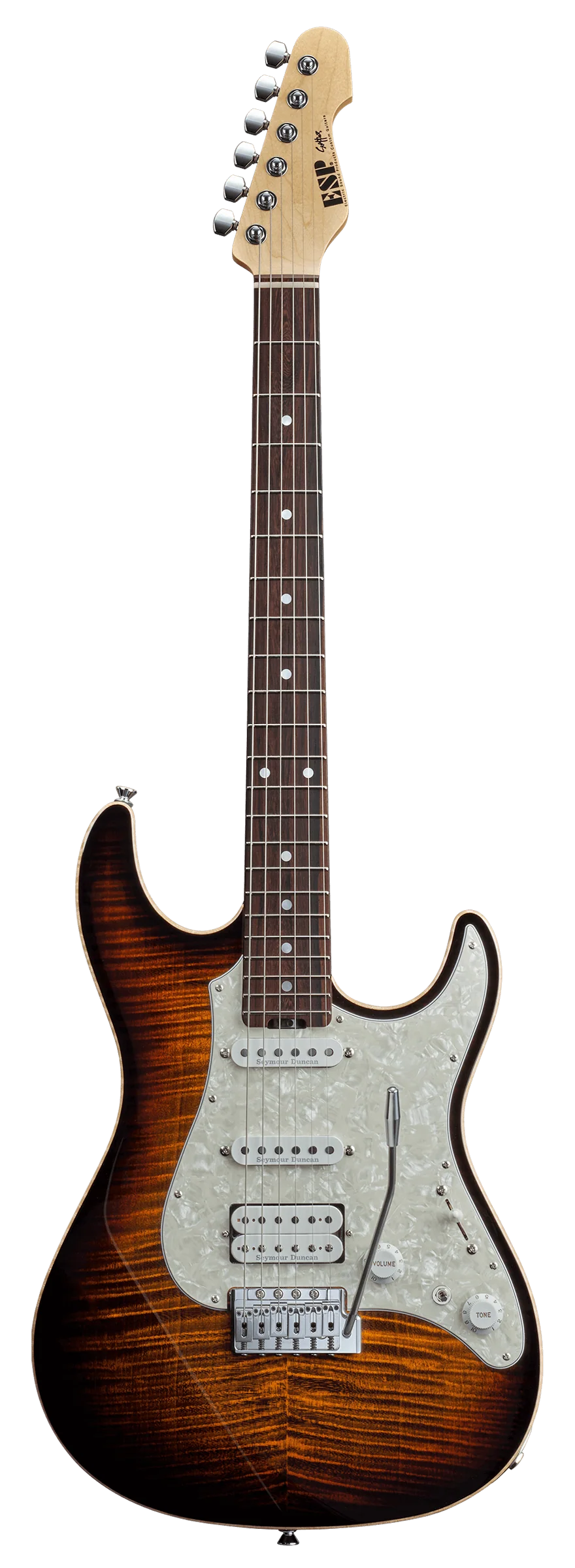 ESP Original SNAPPER-CTM FM/HR - Tiger Eye Sunburst [MIJ - Made in Japan] - Image 2